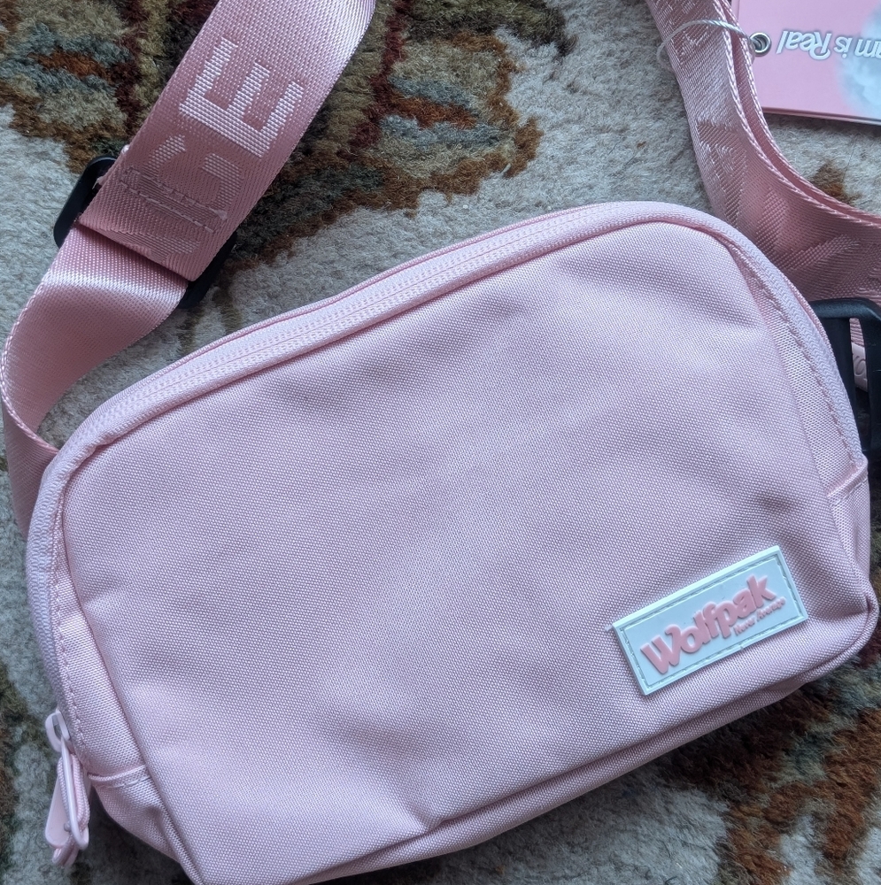 WOLFpak Light Pink The Dream Is Real Crossbody Bag